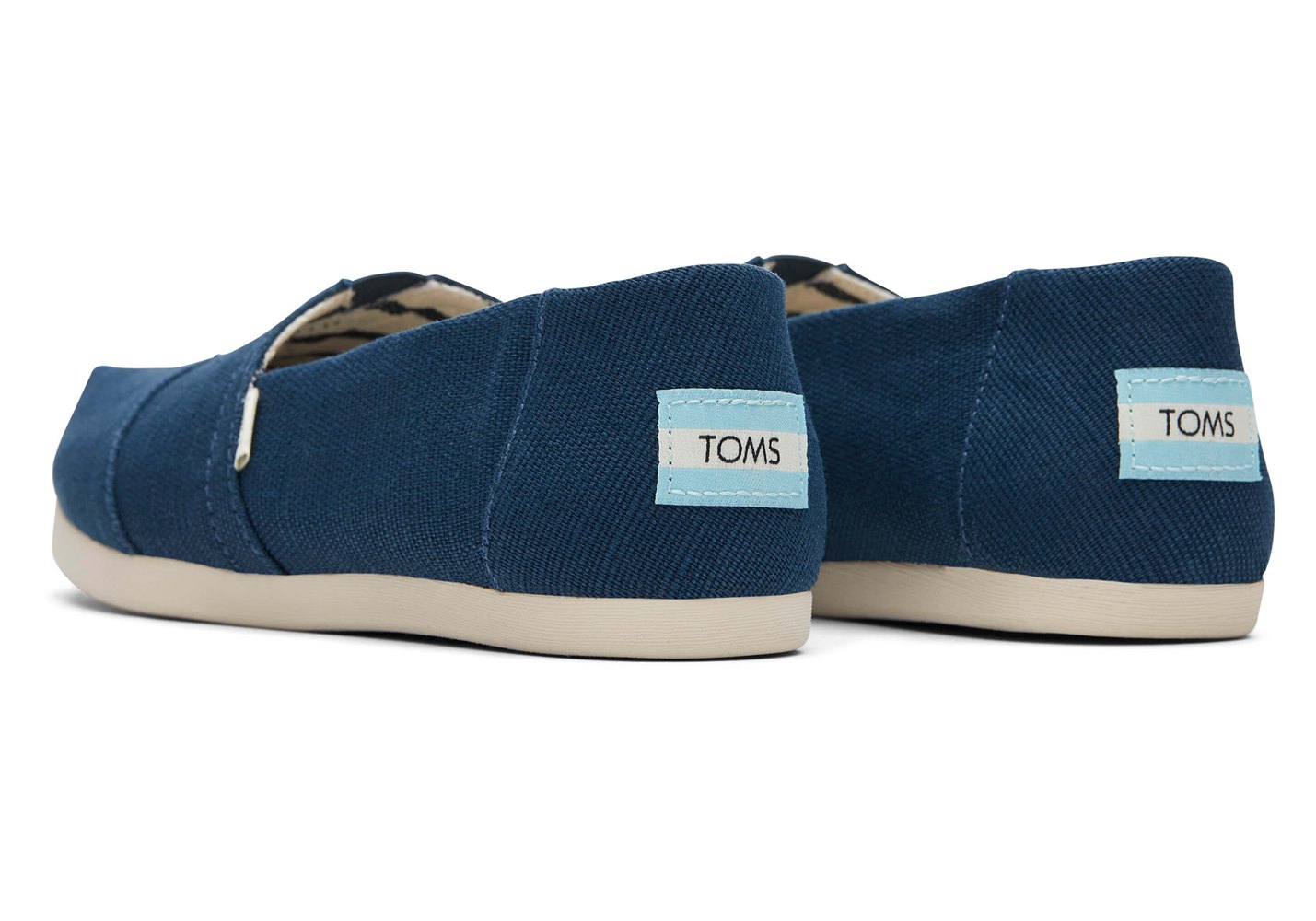 Toms Espadryle Damskie Granatowe - Alpargata Heritage Płócienne - 84JYZEQSG